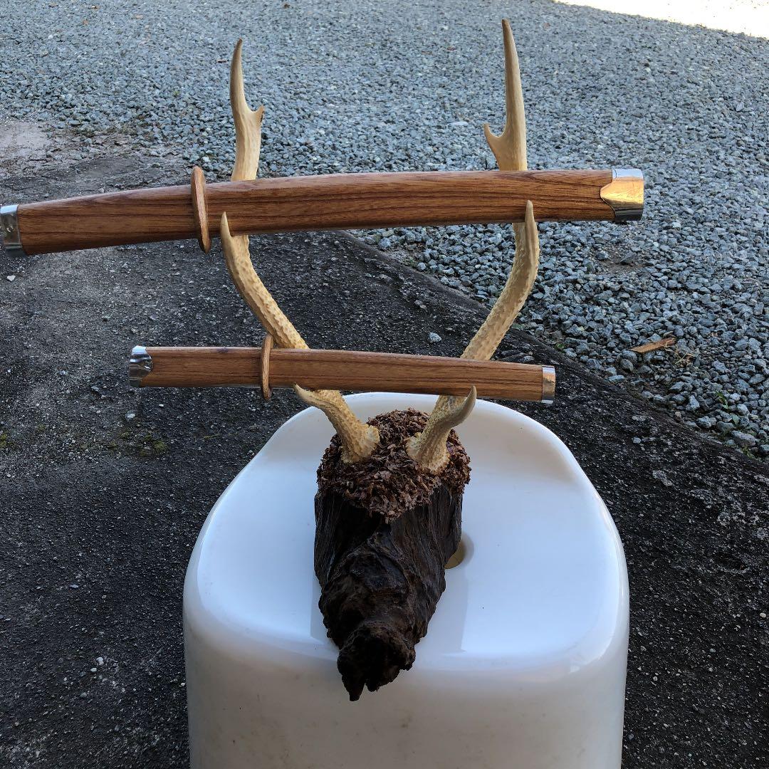 鹿の角の置物
