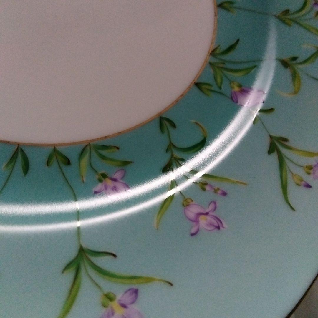 ヘレンド アイリスターコイズ 21cmプレート未使用品