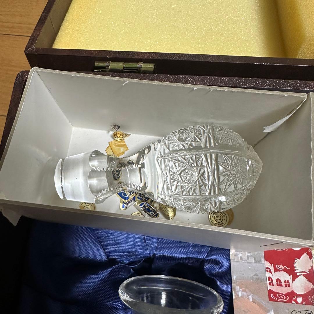 未使用 美品 ボヘミア クリスタル 500PK デキャンタ ワイングラス 6客