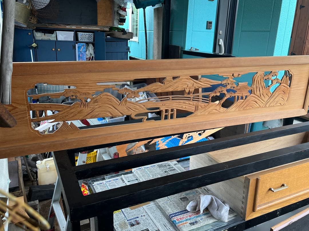 欄間彫刻、彫刻欄間、和室欄間彫刻、 レトロ欄間、欄間、欄間装飾