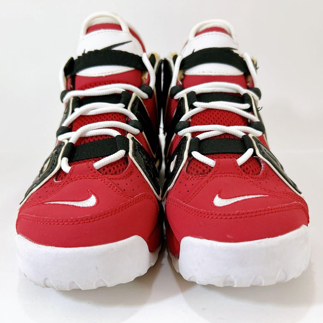 美品☆NIKE エアモアアップテンポ ブルズ モアテン 赤 黒 24.5cm