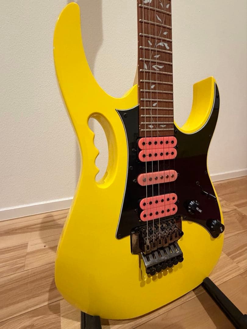 【超美品】Ibanez Steve Vai JEM-JR SP Yellow
