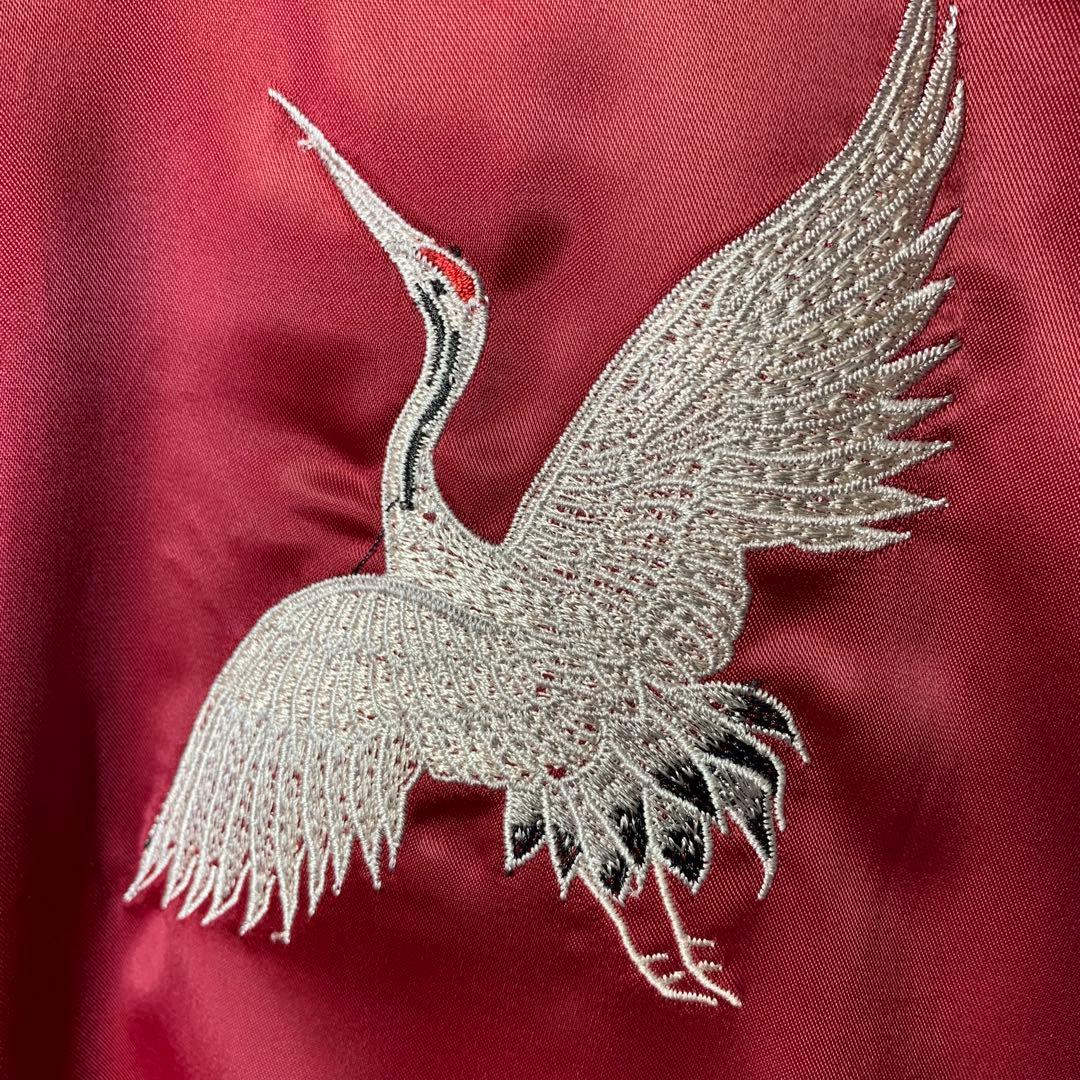 横須賀 US NAVY刺繍 スカジャン リバーシブル 豪華刺繍 SEABEES