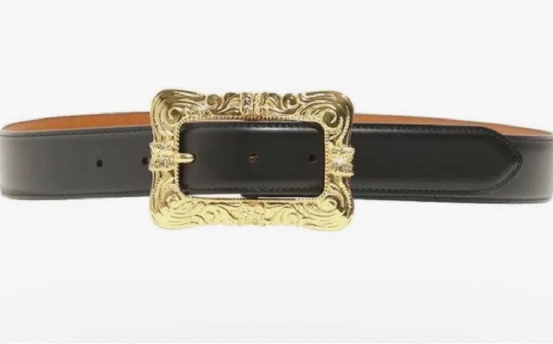 【Needles】 Papillon Square Buckle Belt