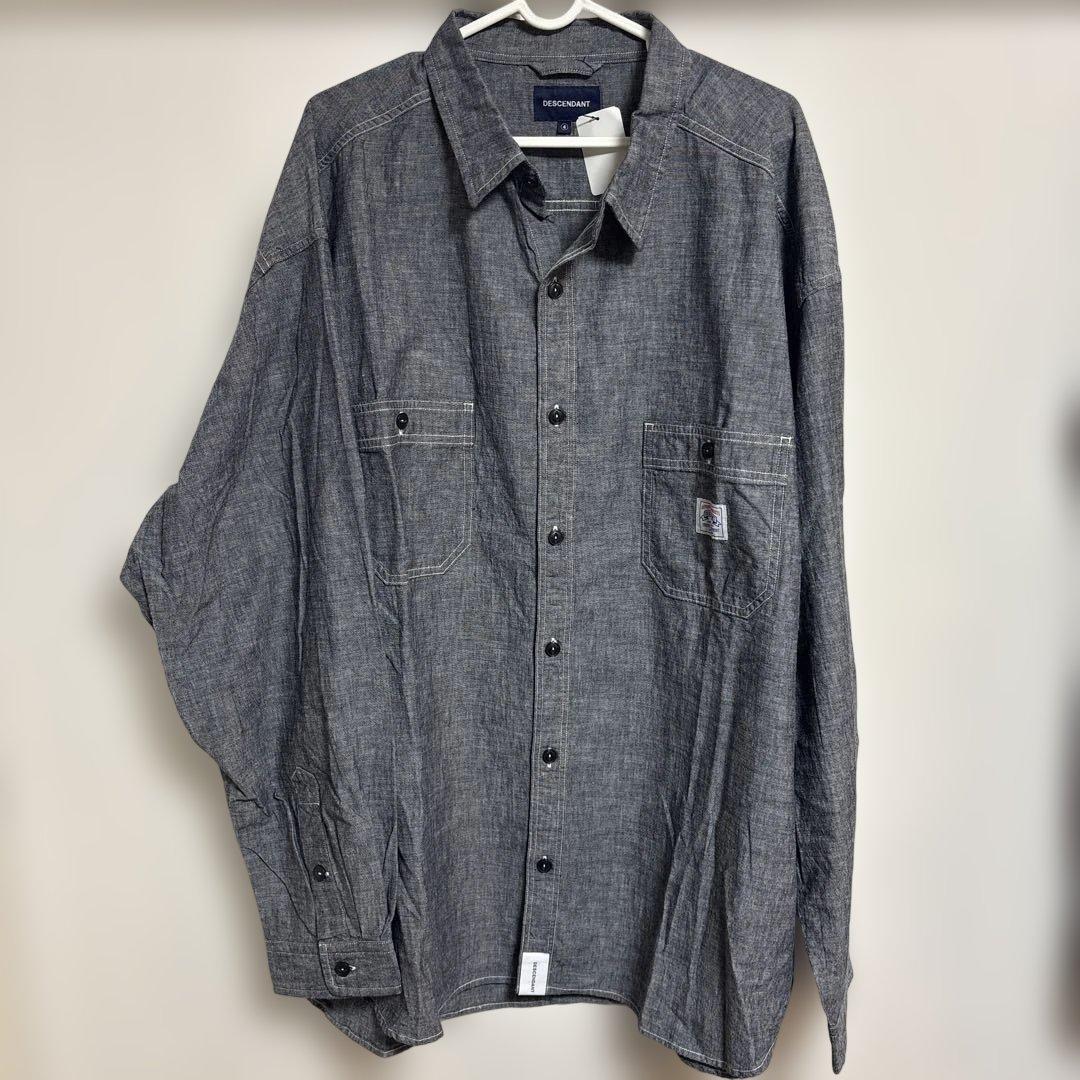 ディセンダント グレーシャンブレーシャツ サイズ4