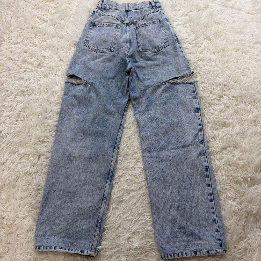 【美品】メゾンマルジェラ スラッシュディテール デニムパンツ イタリア製 36