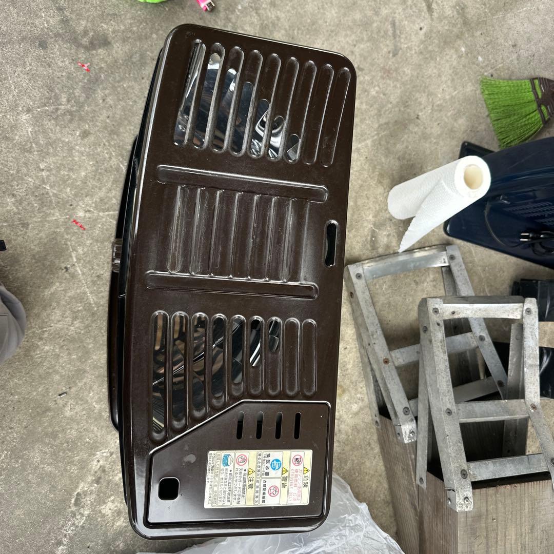 コンパクト石油ストーブ ブラウン