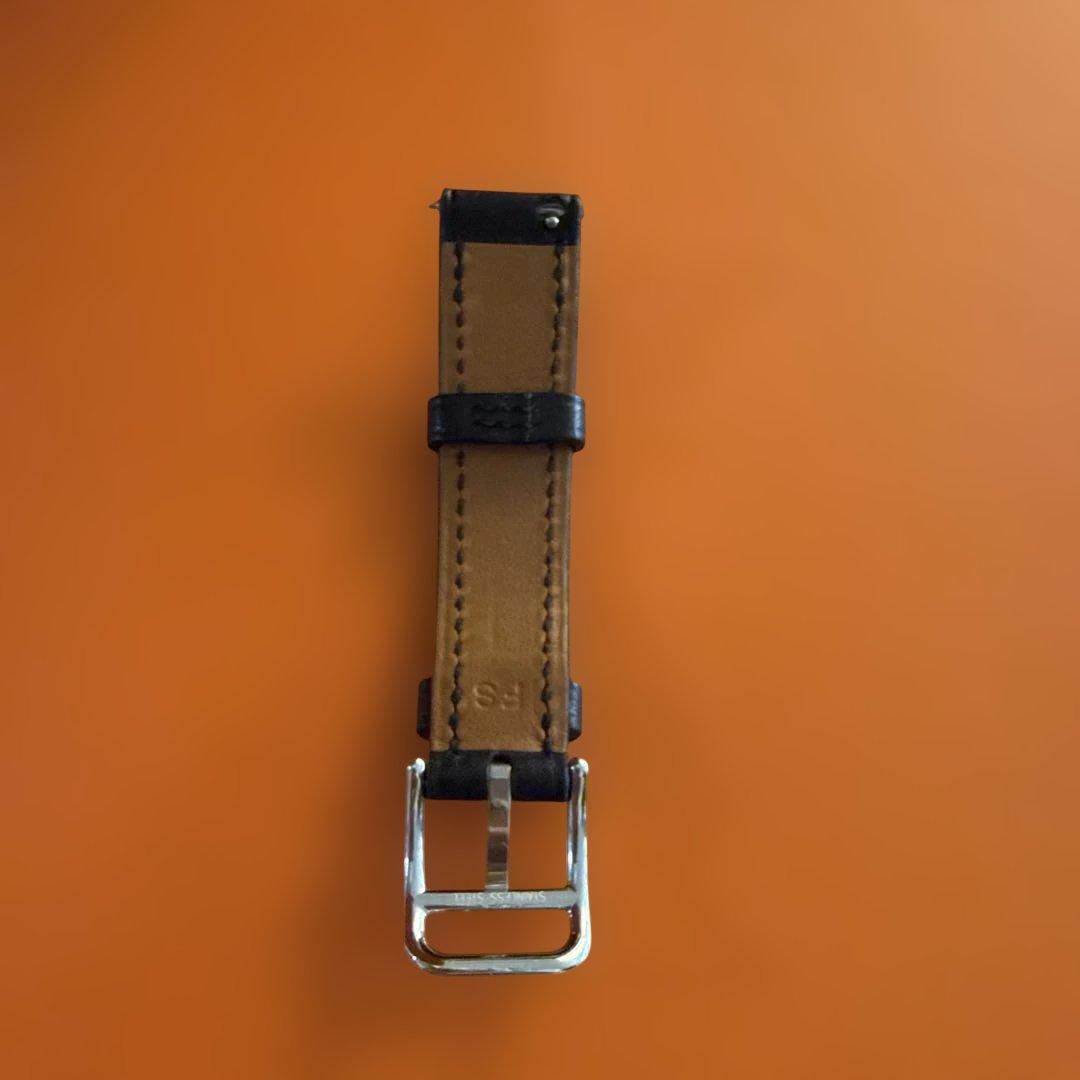 美品　HERMES ケープコッド　ストラップ　ブラック　レザーベルト　二重巻