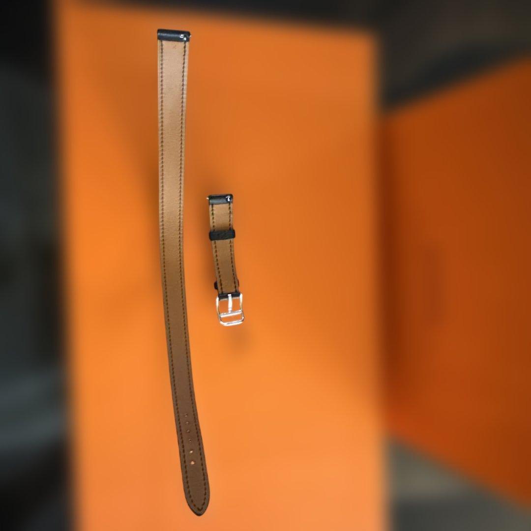 美品　HERMES ケープコッド　ストラップ　ブラック　レザーベルト　二重巻