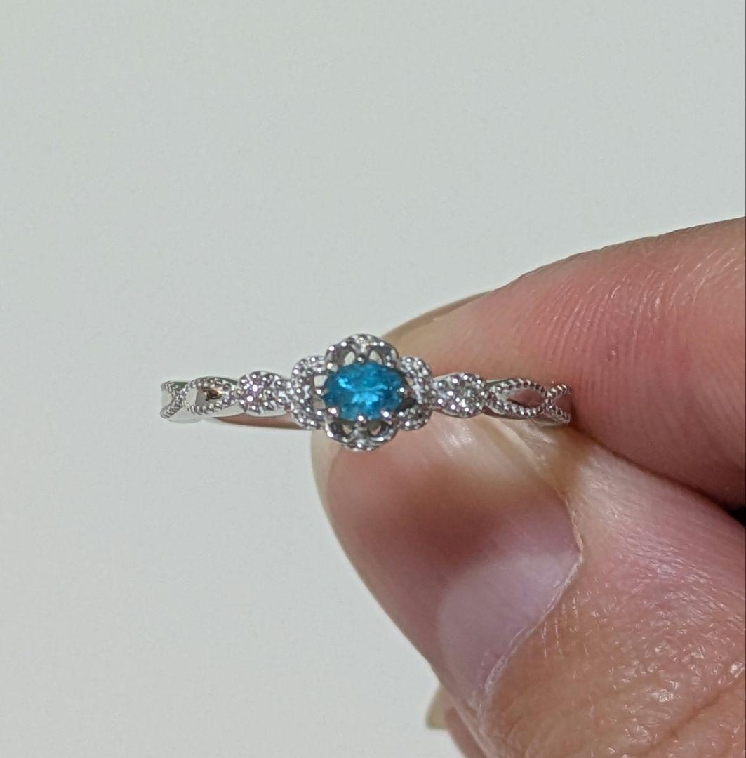 ★*★様 銅2.22%パライバトルマリン0.109ctリング