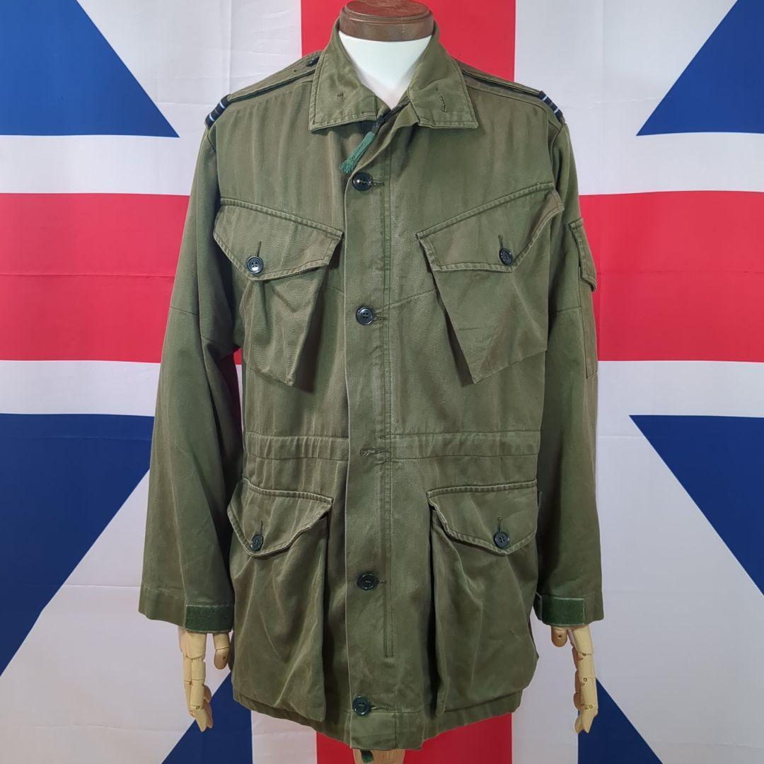 イギリス軍 COMBAT SMOCK ミリタリージャケット (RAF階級章付）