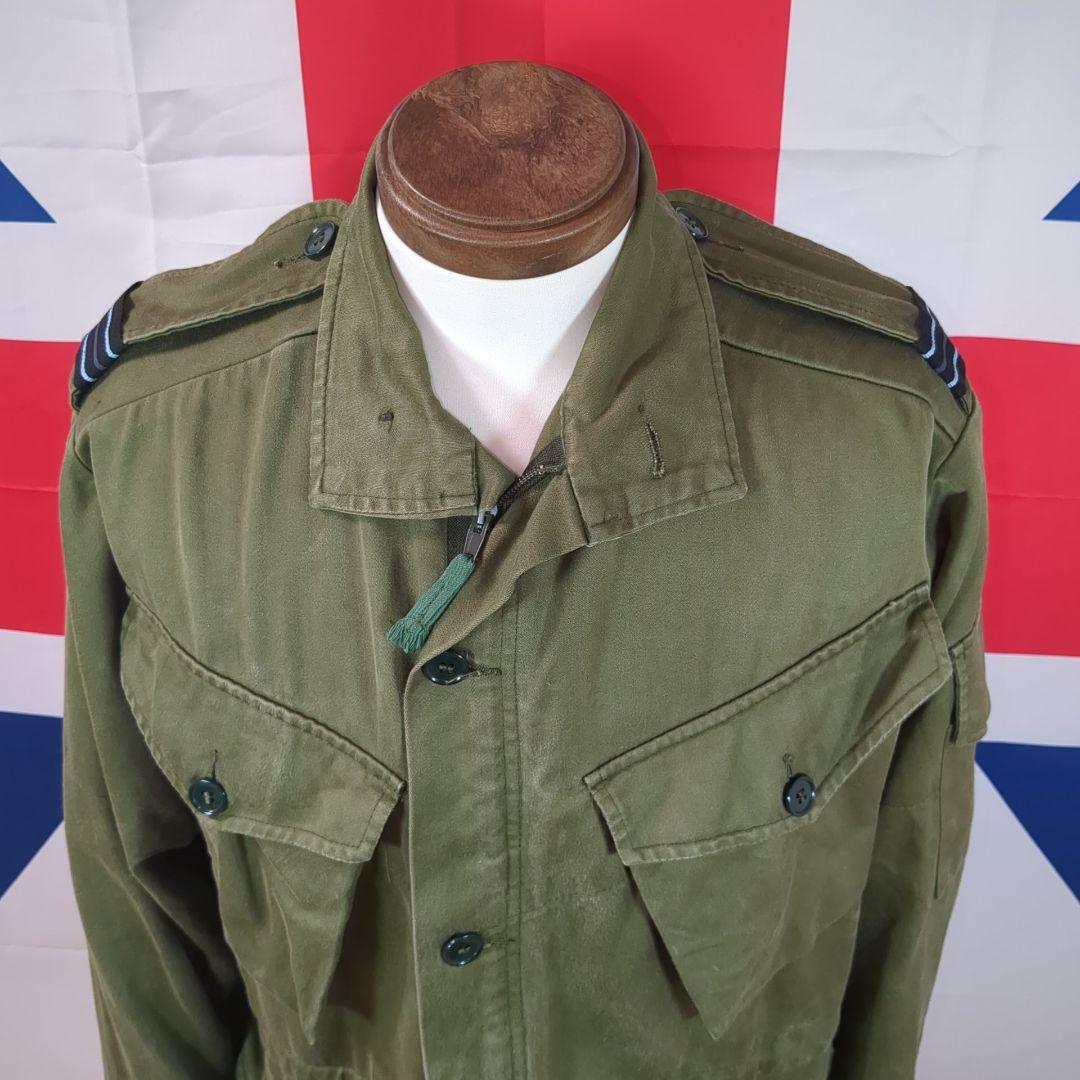イギリス軍 COMBAT SMOCK ミリタリージャケット (RAF階級章付）