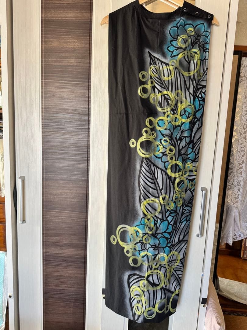 洋カン柄ノースリーブワンピース