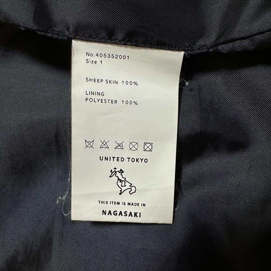 希少 レザー ライダース ジャケット 羊革 M