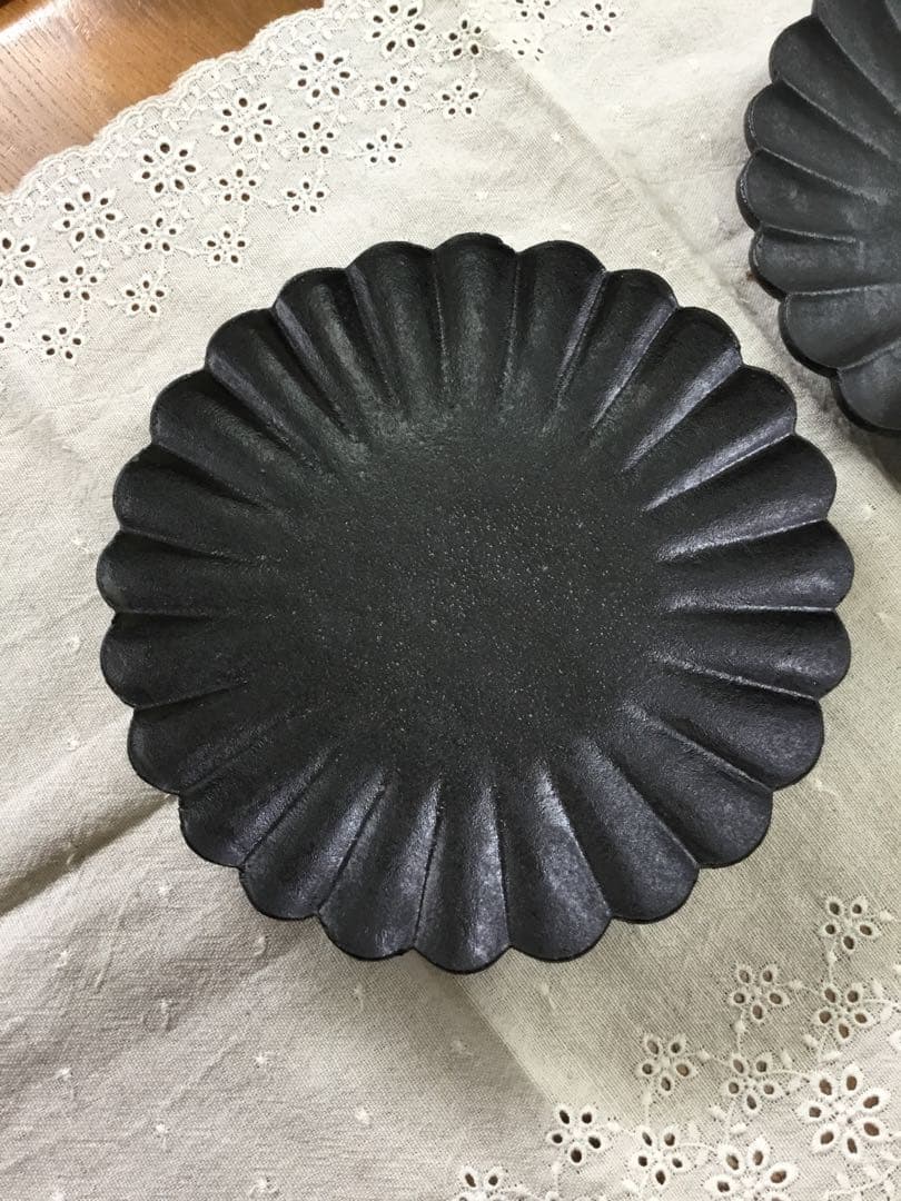 高島大樹　輪花皿　2枚セット