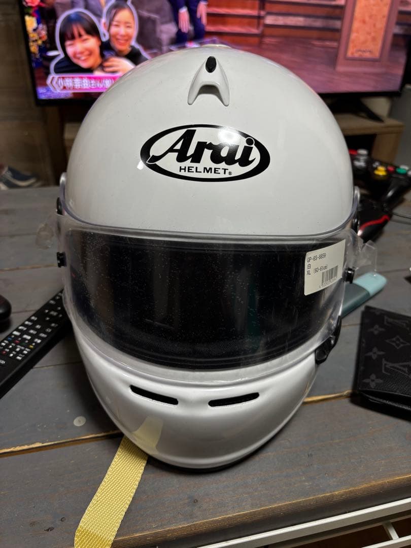 エ*郎様 Arai GP-6S フルフェイスヘルメット ホワイト