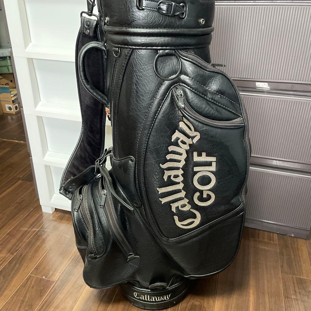 キャロウェイ　ツアーキャディバック　本革　ビンテージ