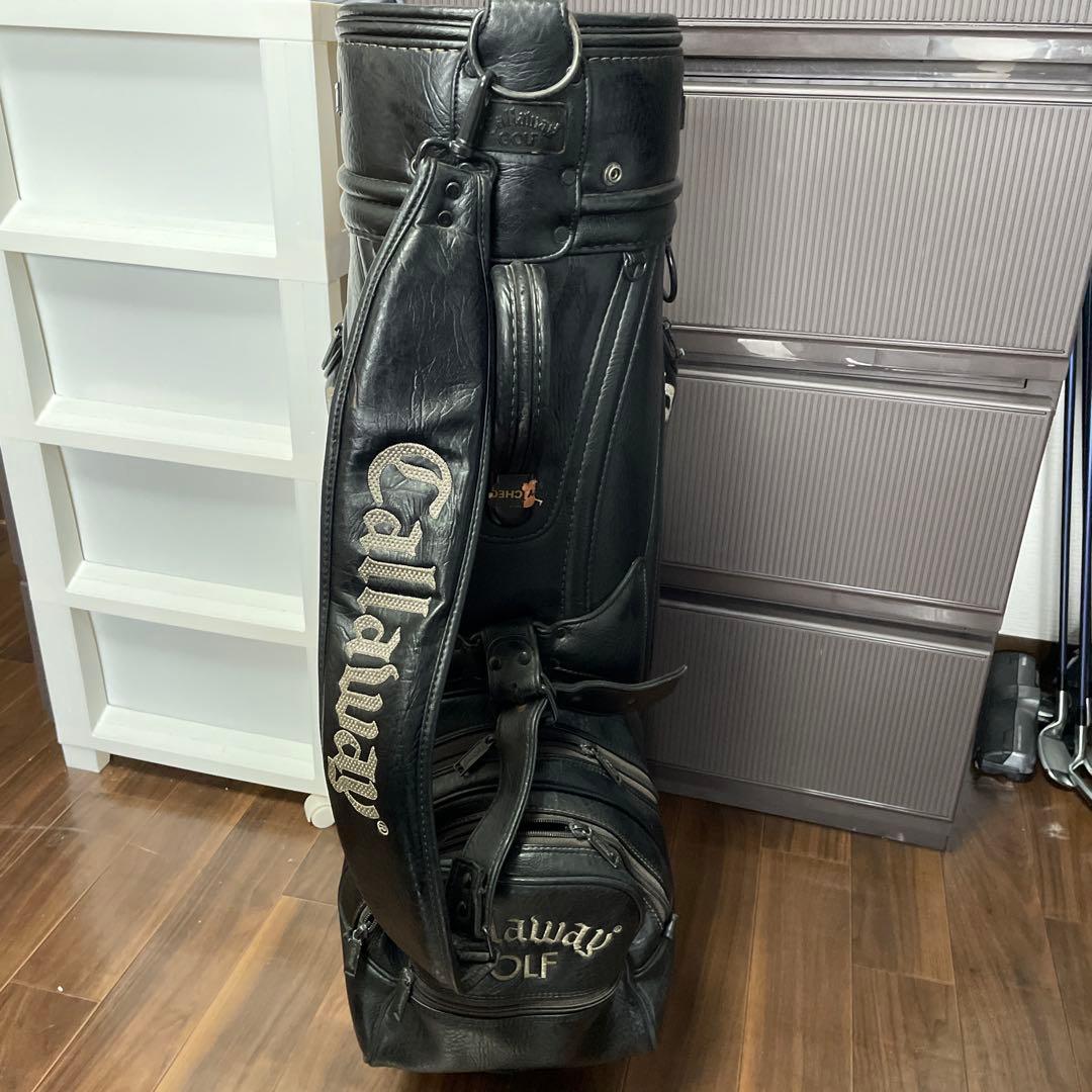 キャロウェイ　ツアーキャディバック　本革　ビンテージ