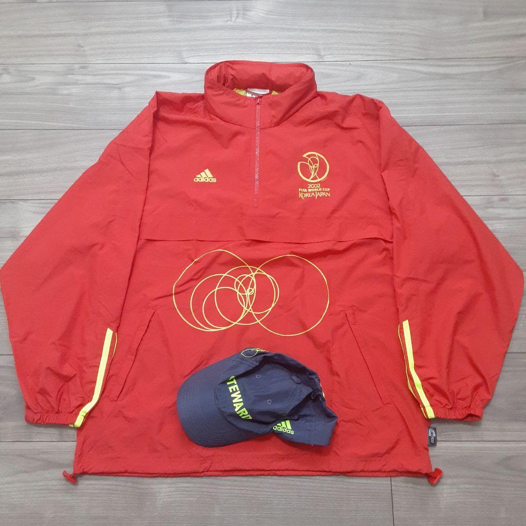 2002年 FIFA 日韓ワールドカップ スタッフジャンパー 帽子 adidas