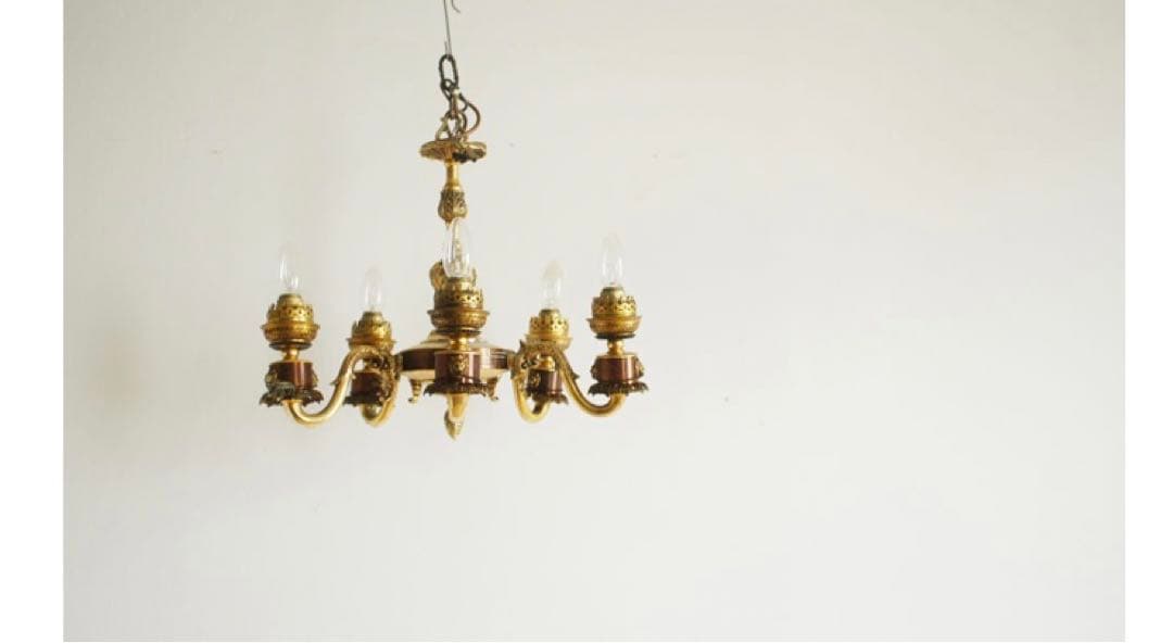 アンティーク　シャンデリア（5灯）