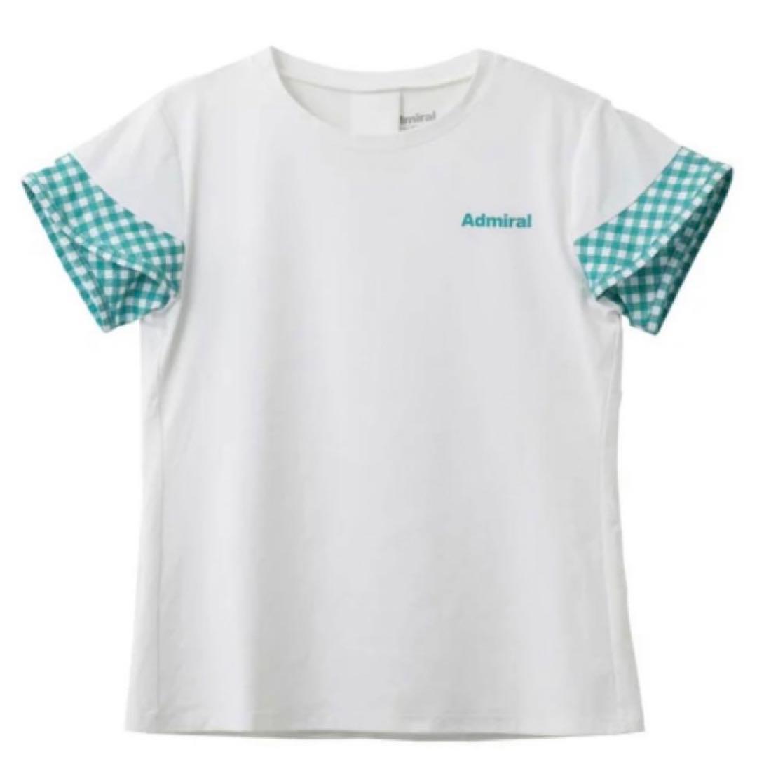 【Admiral】テニスウェア2024年春夏モデル　グリーン　ギンガムチェック