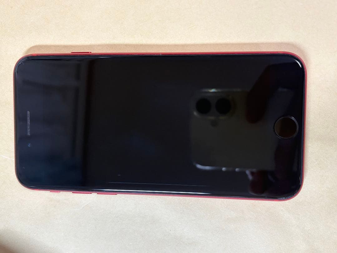 美品SIMフリーiPhoneSE2 64GB PRODUCT(RED)