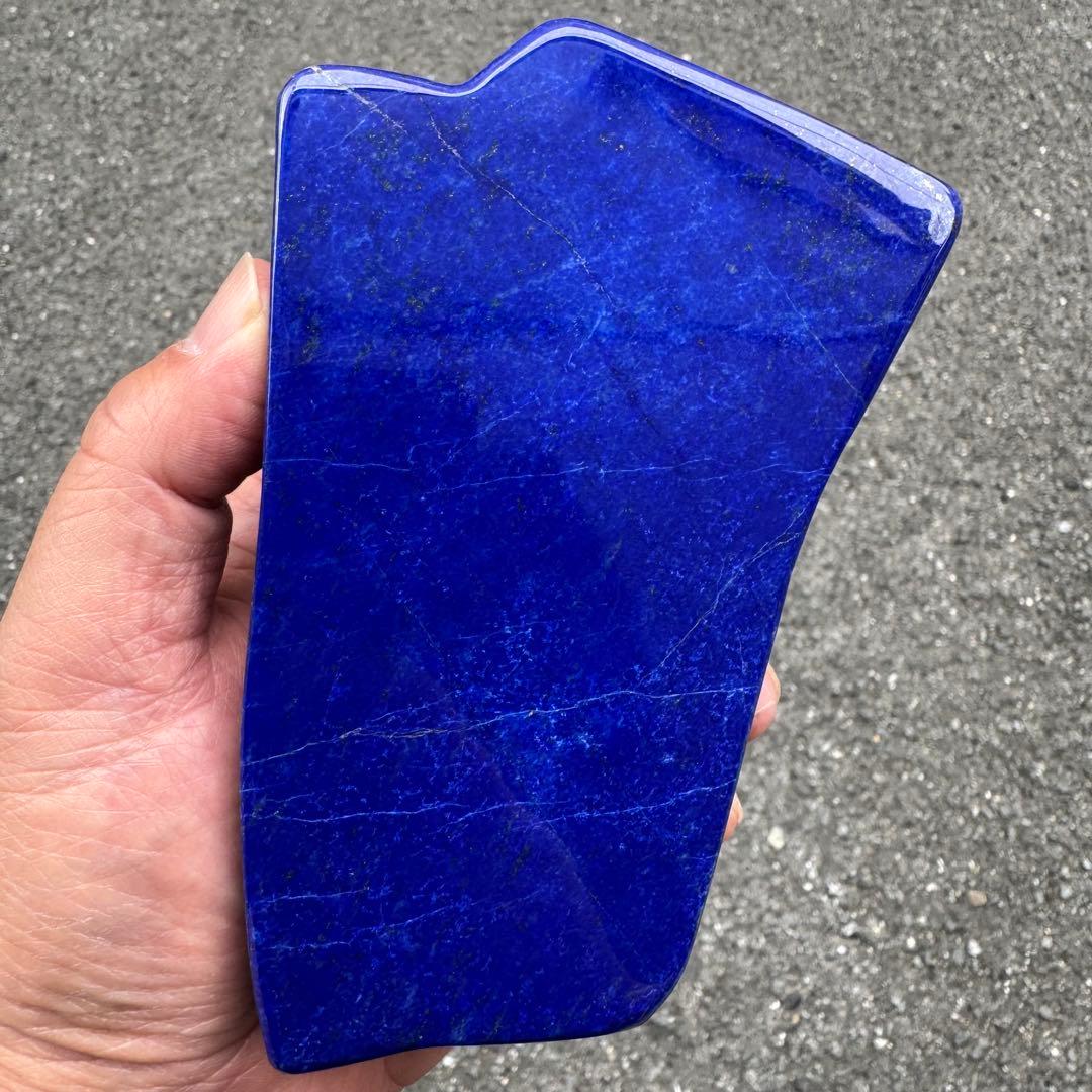 ☆ラピスラズリ☆宝石級☆引寄せ☆約700g☆アフガニスタン産☆天然無着色☆磨き石