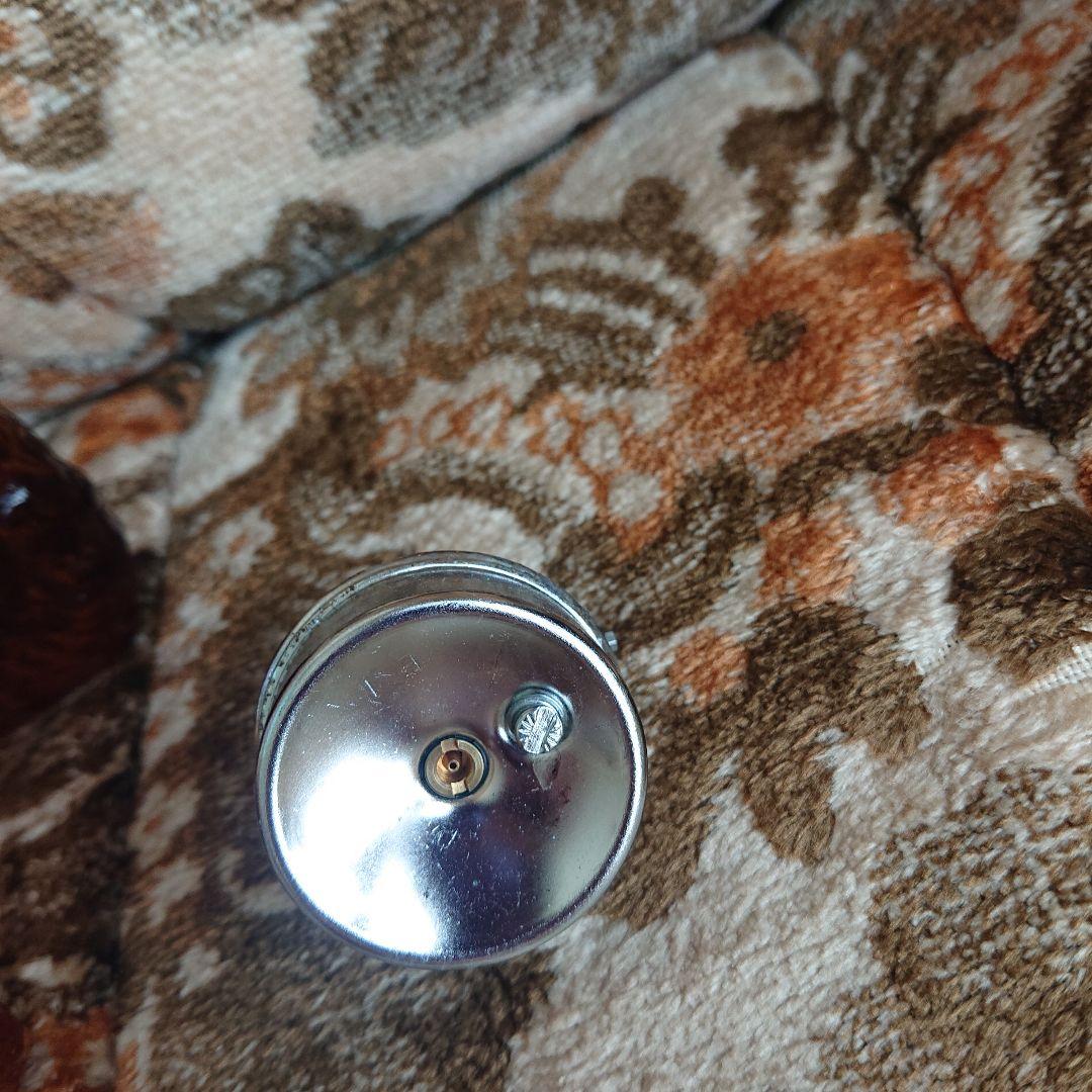 アンバーガラス 置き型ライター希少アンティーク