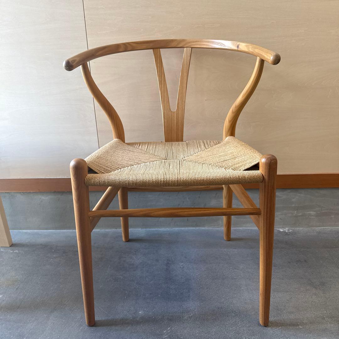 ch24 Yチェア エルム材 SH45cm birthday edition