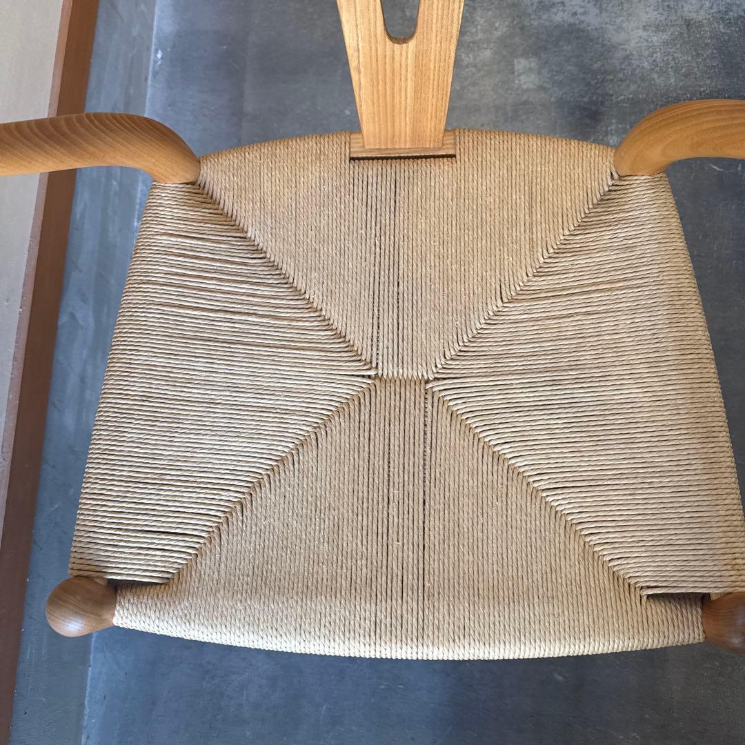 ch24 Yチェア エルム材 SH45cm birthday edition