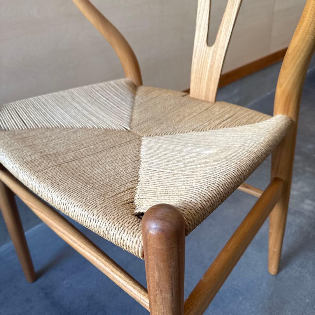 ch24 Yチェア エルム材 SH45cm birthday edition