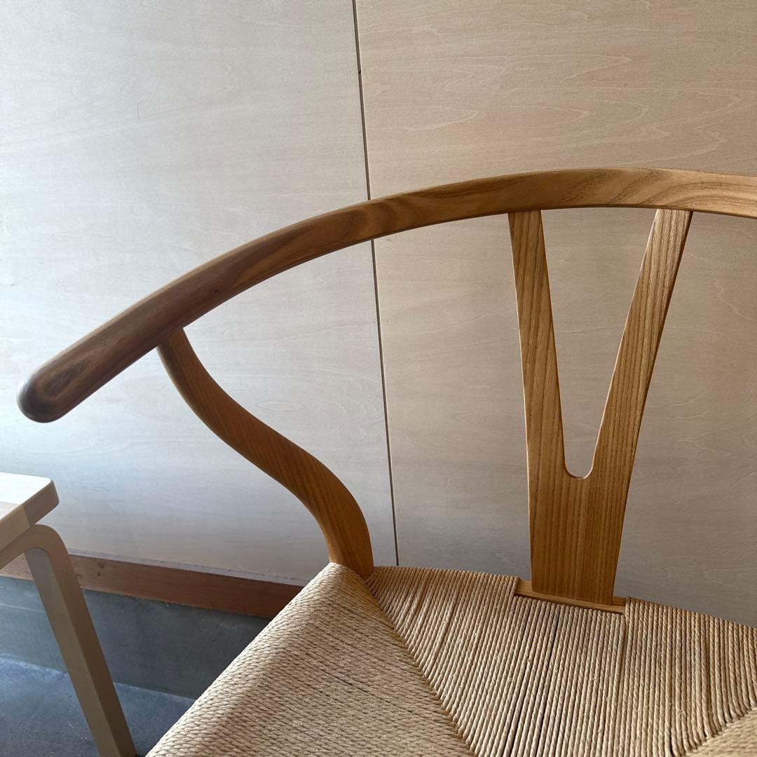 ch24 Yチェア エルム材 SH45cm birthday edition