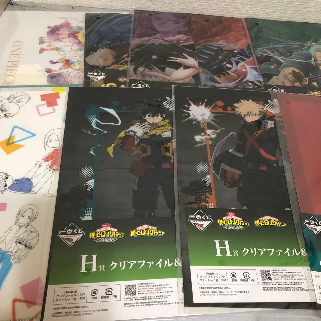 クリアファイル　大量　まとめ売り　アニメ　キャラクター
