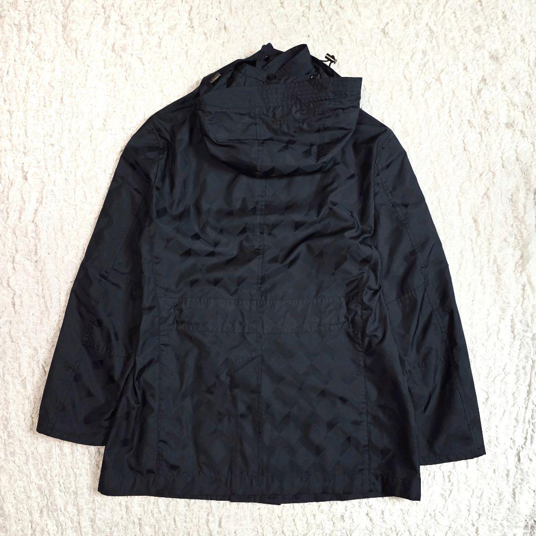 アクアスキュータム ジャケット コート 総柄 ライナー軽量 2way ショート丈