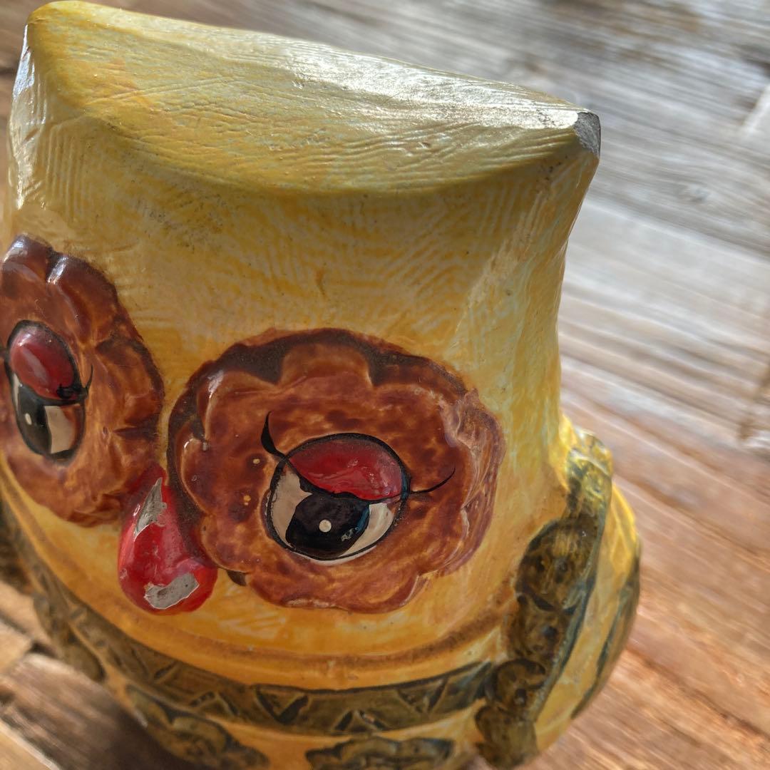 60s ヴィンテージ　フィギュア　ヒッピー　バンク　貯金箱　サイケデリック