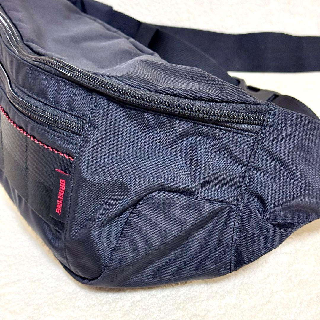 未使用級 BRIEFING ボディバッグ FANNY PACK 黒 ブラック