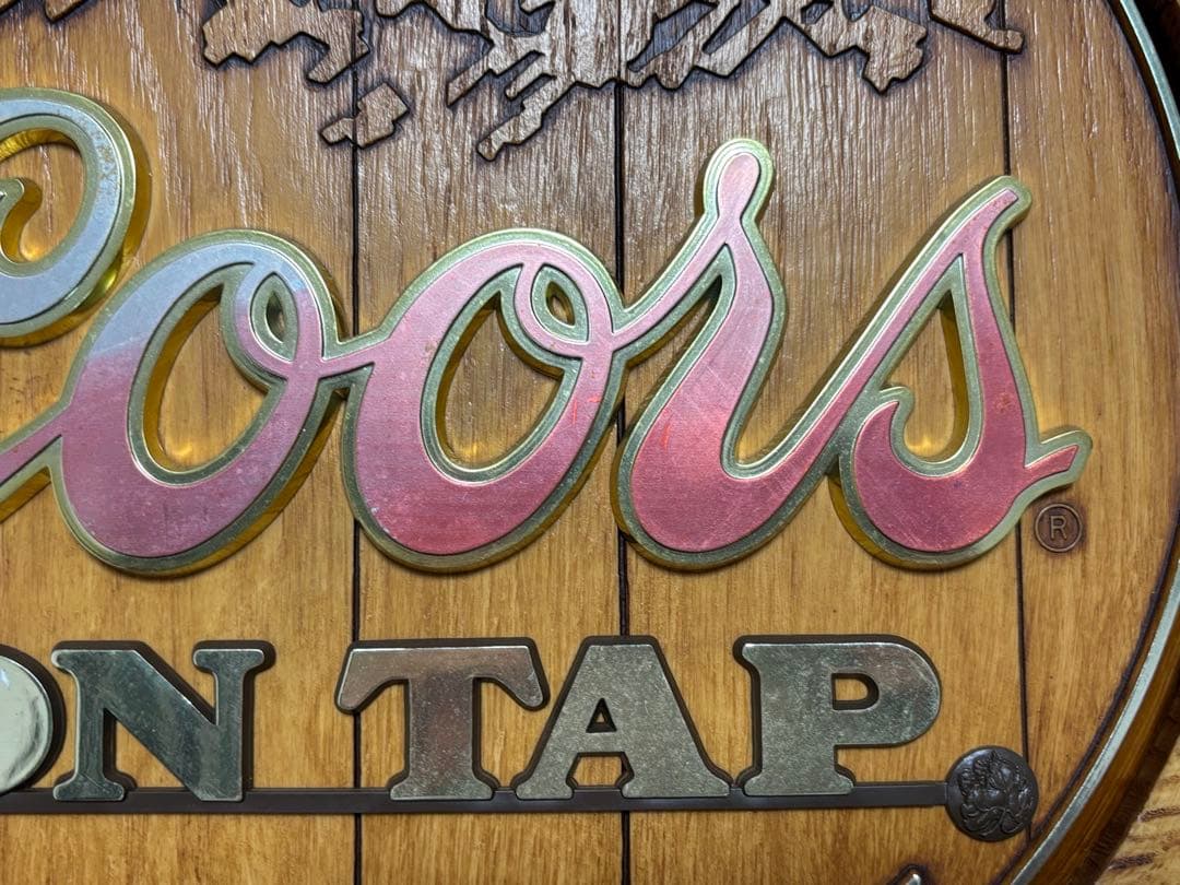 超美品 COORS クアーズ 壁掛け ビンテージ ビアサイン パブミラー レトロ