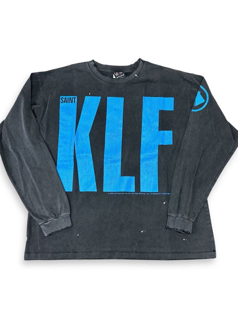 新品 セントマイケル KLF ブラック ロングスリーブTシャツ Lサイズ