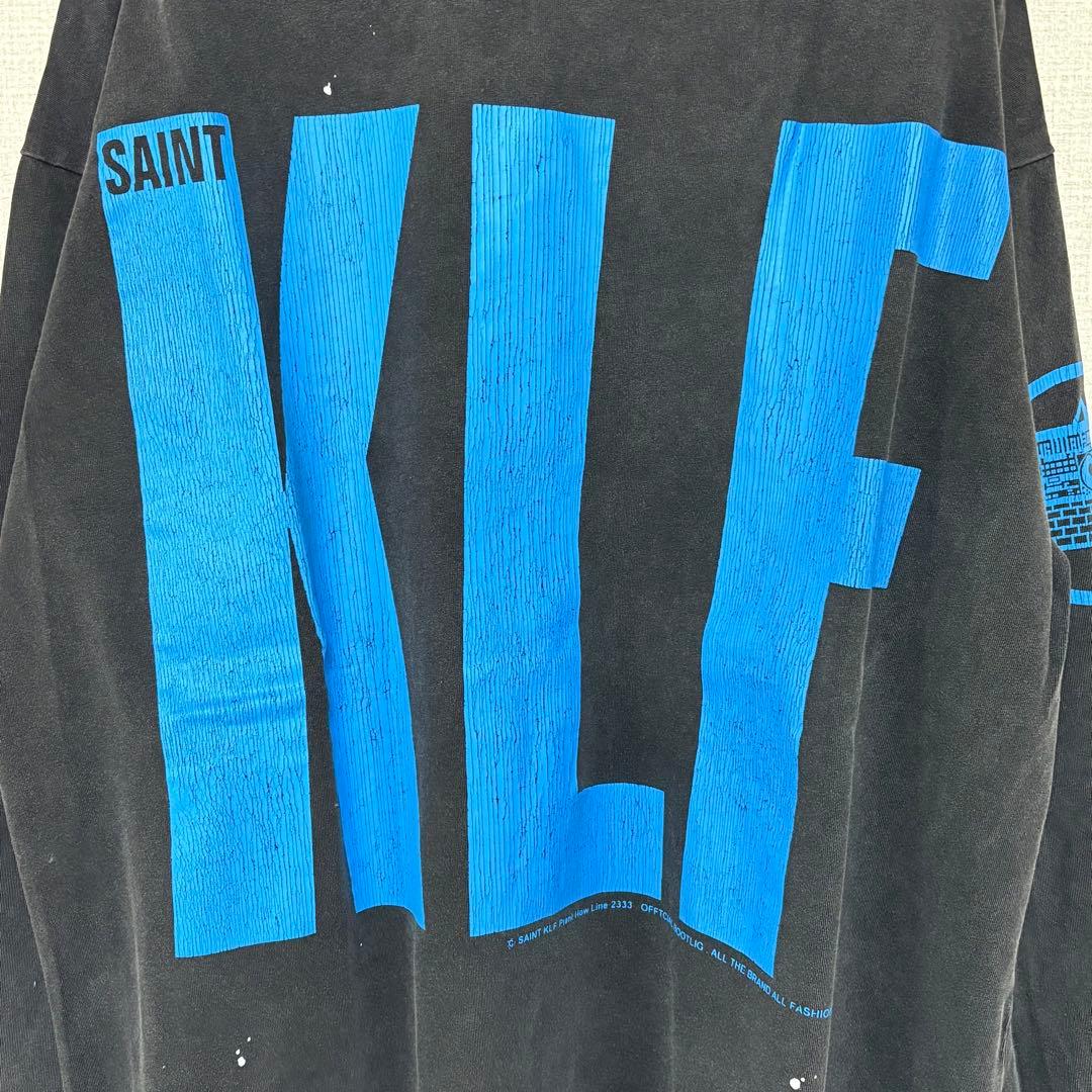 新品 セントマイケル KLF ブラック ロングスリーブTシャツ Lサイズ