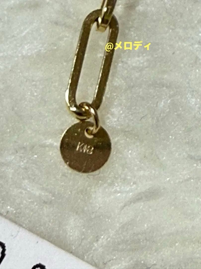 18kゴールドリンクチェーンブレスレット