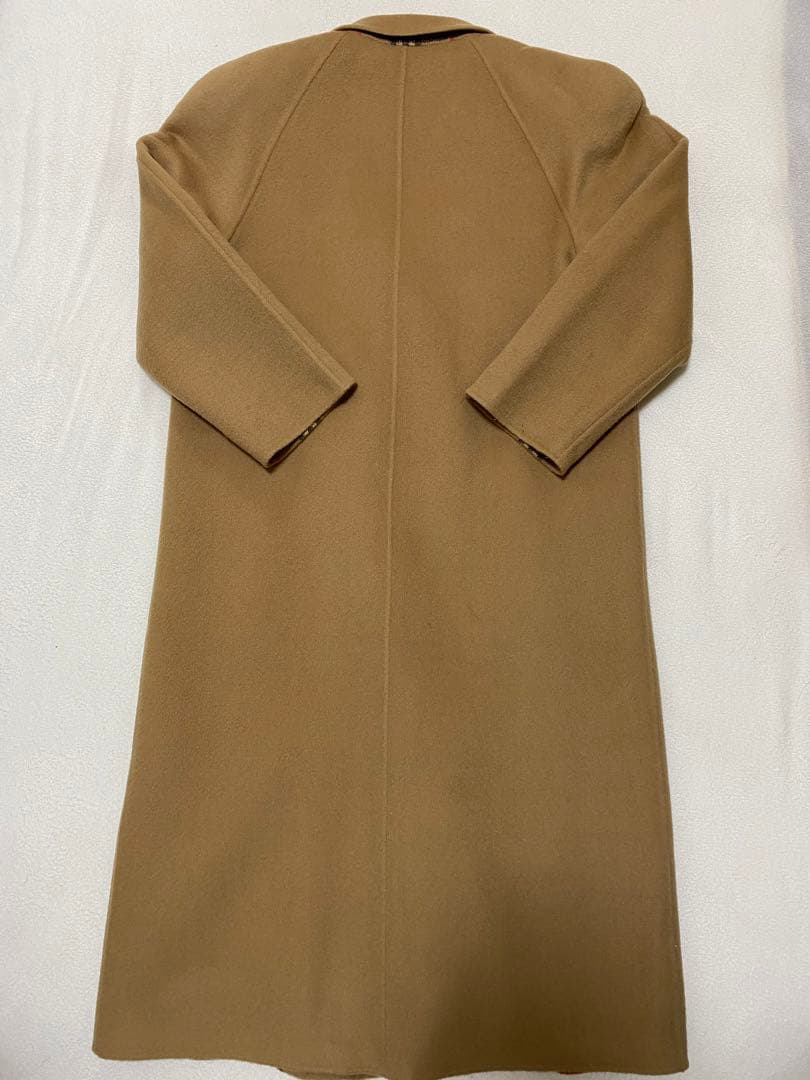 ダブルフェイス✨バーバリーズ　ダブルチェスターコート　ノバチェック　キャメル　S