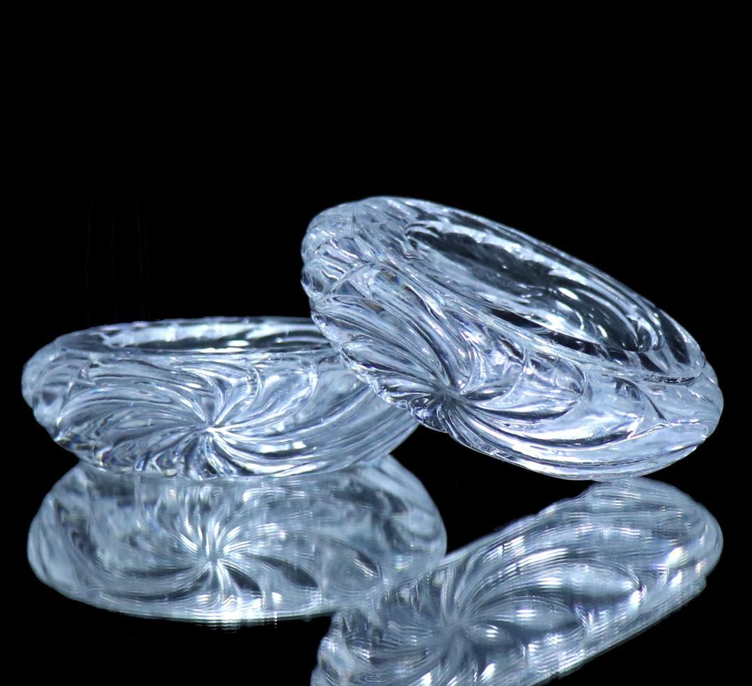 オールド・バカラ 超稀少 バターディッシュ ペア ロザース・ミュルティプル