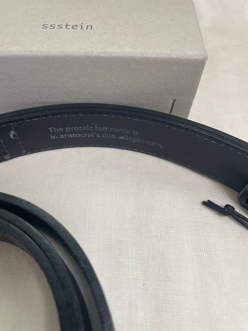 ssstein レザー ベルト