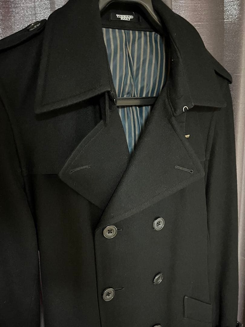 トルネードマート ダブルブレスト ロング丈 トレンチコート