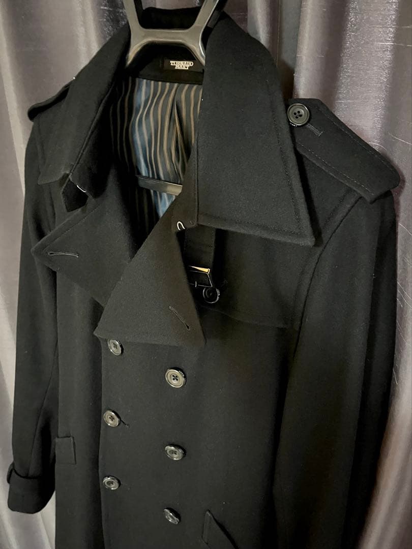トルネードマート ダブルブレスト ロング丈 トレンチコート