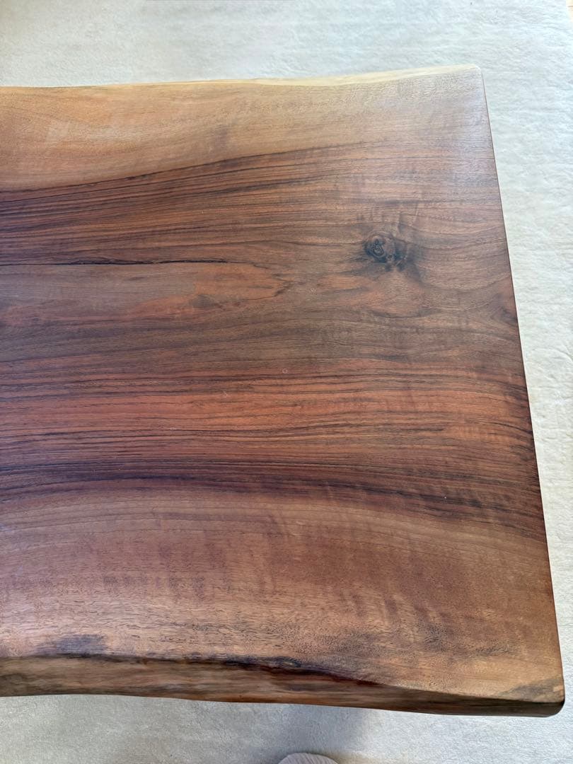 一枚板　ローテーブル　ウォールナット