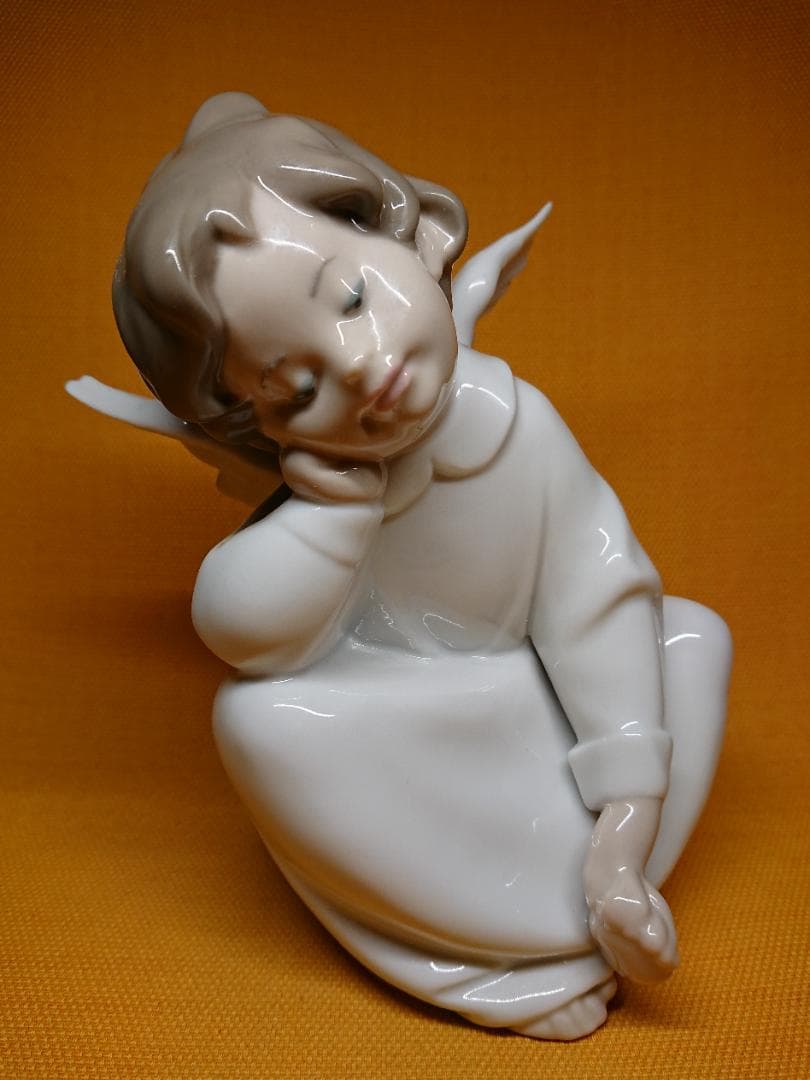 人形　天使　陶器　オブジェ　置物　インテリア　工芸品　美術品　A2552