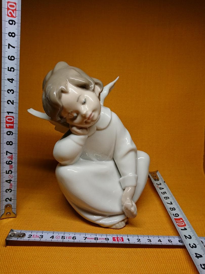 人形　天使　陶器　オブジェ　置物　インテリア　工芸品　美術品　A2552