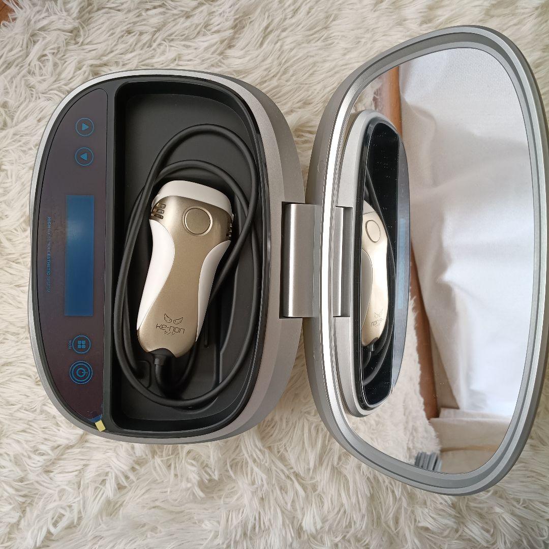 【動作確認済・消毒済】ケノン Ver.8.5 家庭用脱毛器 シャンパンゴールド