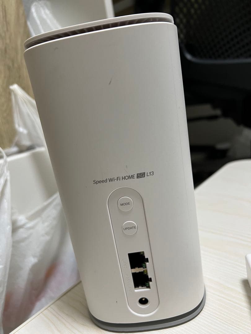 Speed Wi-Fi  5G L13無線LANルーター WPS機能付き